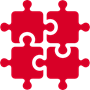 Icon of puzzle pieces